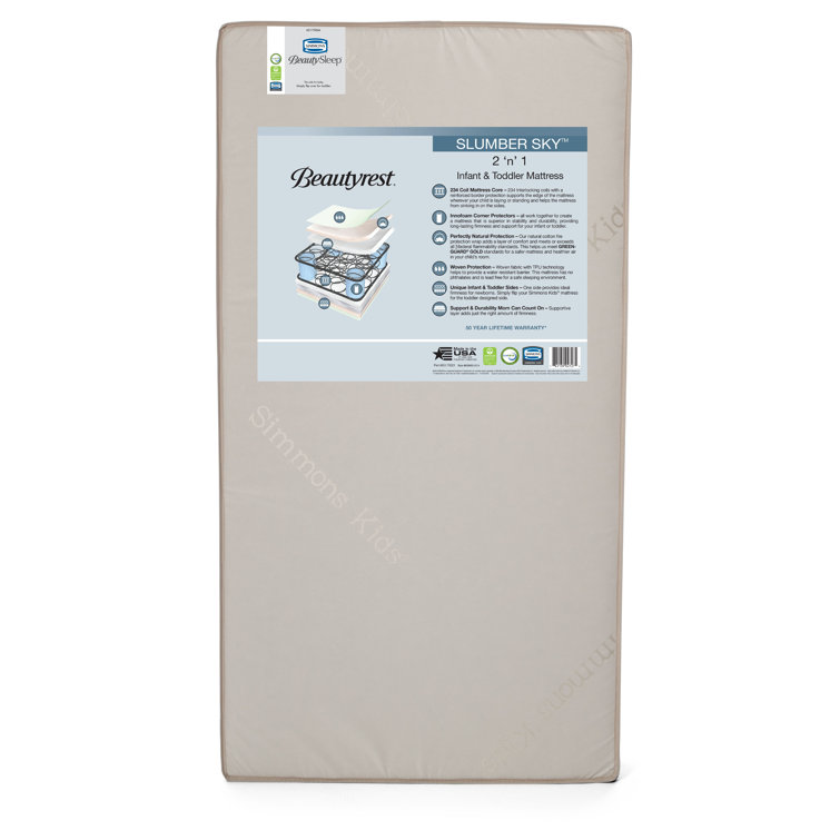 Simmons beautysleep on sale crib mattress